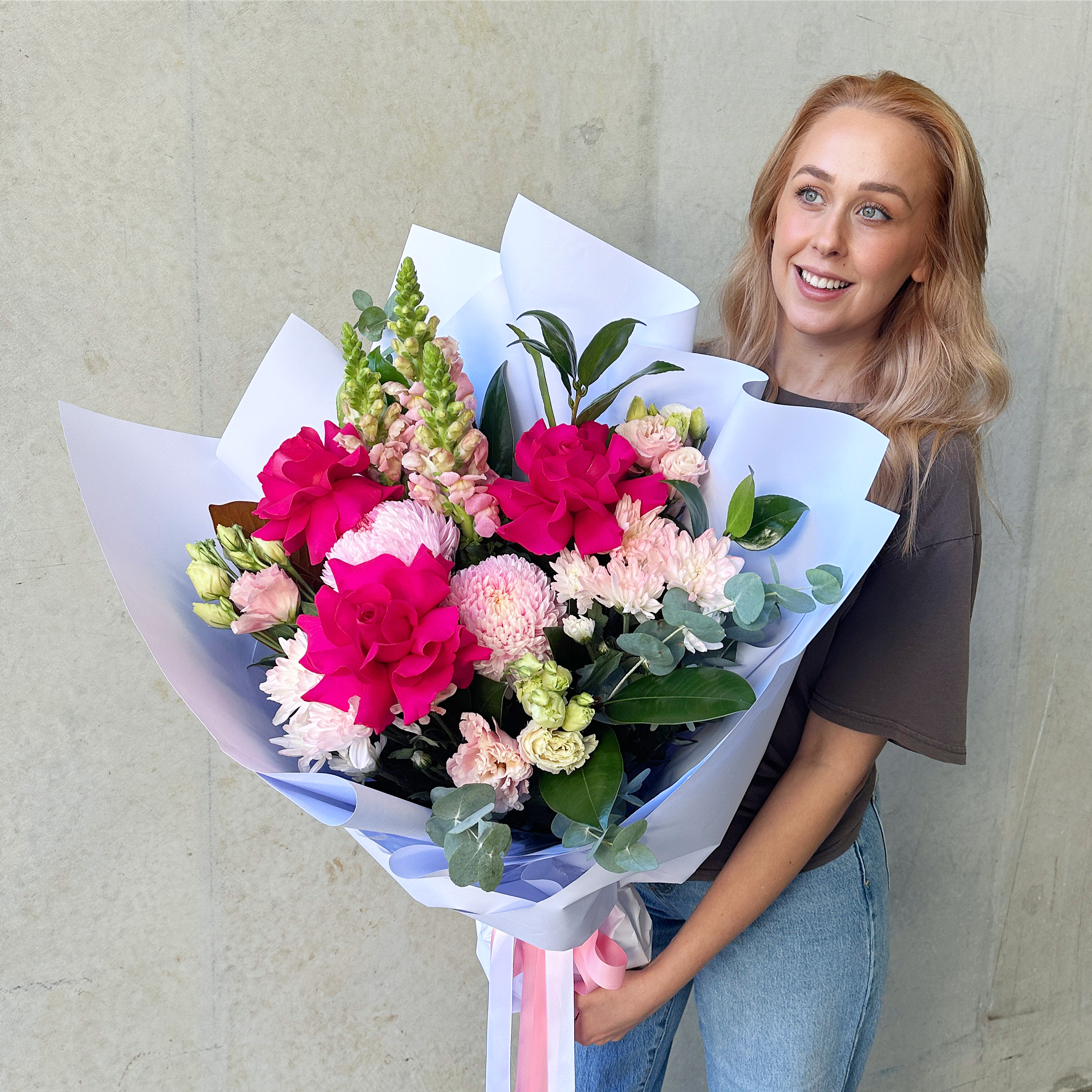 Graduation Bouquet Pink | Sydney's Best Graduation Flowers